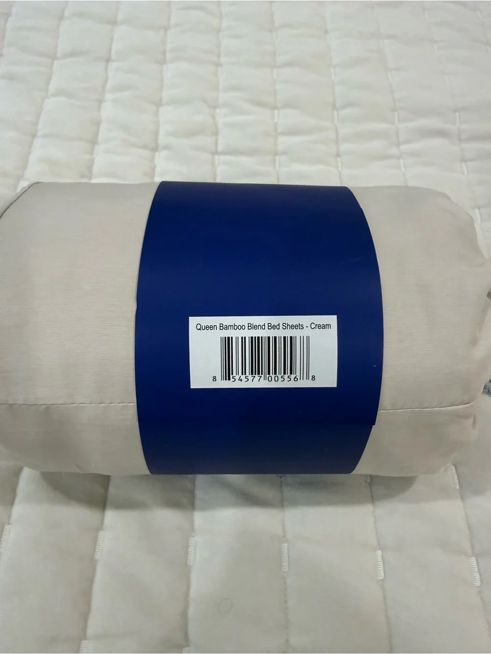 Bamboo Bed Sheets - Cream Queen 4-Piece Set